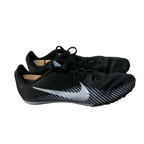 Nike‎ Racing Zoom Rival M Multi Use Spikes Cleats Size 9.5 Men's Black Gray - Picture 4 of 7